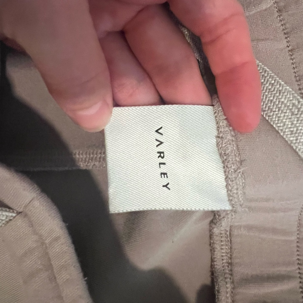 Varley Women's Wide Leg Pants in Taupe - Picture 2 of 5